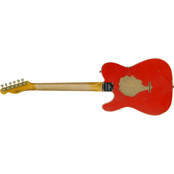 Custom Shop 1960 Telecaster Custom #CZ579562 - heavy relic tahitian coral o. 3-color sunburst