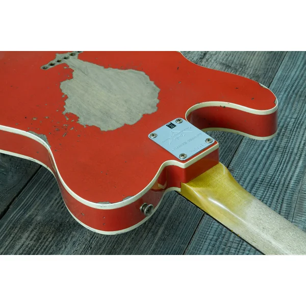 Custom Shop 1960 Telecaster Custom #CZ579562 - heavy relic tahitian coral o. 3-color sunburst