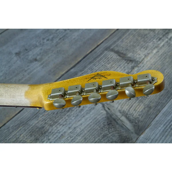 Custom Shop 1960 Telecaster Custom #CZ579562 - heavy relic tahitian coral o. 3-color sunburst