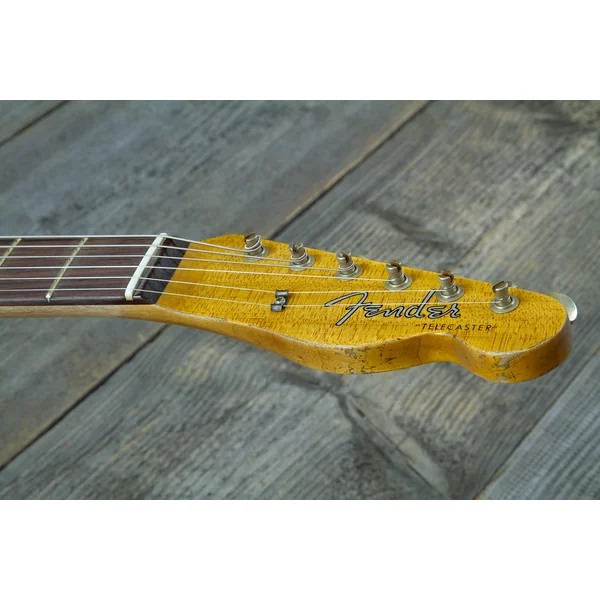 Custom Shop 1960 Telecaster Custom #CZ579562 - heavy relic tahitian coral o. 3-color sunburst