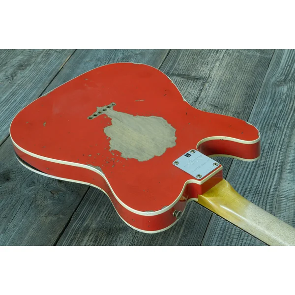 Custom Shop 1960 Telecaster Custom #CZ579562 - heavy relic tahitian coral o. 3-color sunburst