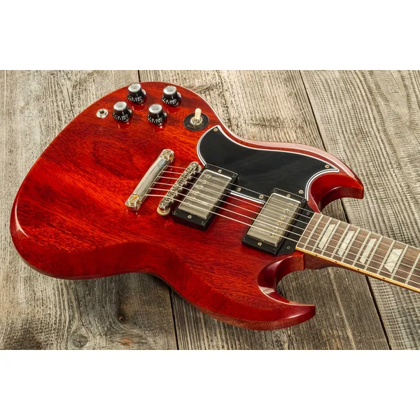Custom Shop 1961 SG Standard Reissue Stop Bar LH #400261 - vos cherry red