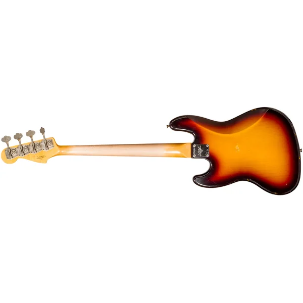 Custom Shop 1962 Jazz Bass #CZ569015 - relic 3-color sunburst