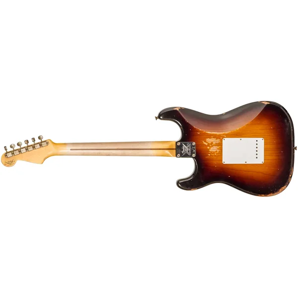 Custom Shop 70th Anniversary 1954 Stratocaster Ltd #XN4309 - heavy relic wide fade 2-color sunburst