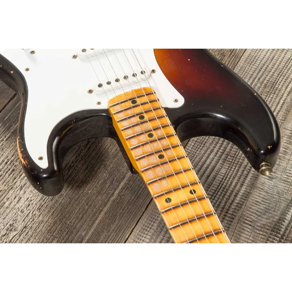 Custom Shop 70th Anniversary 1954 Stratocaster Ltd #XN4309 - heavy relic wide fade 2-color sunburst