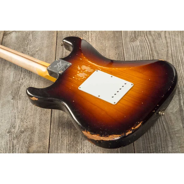 Custom Shop 70th Anniversary 1954 Stratocaster Ltd #XN4309 - heavy relic wide fade 2-color sunburst