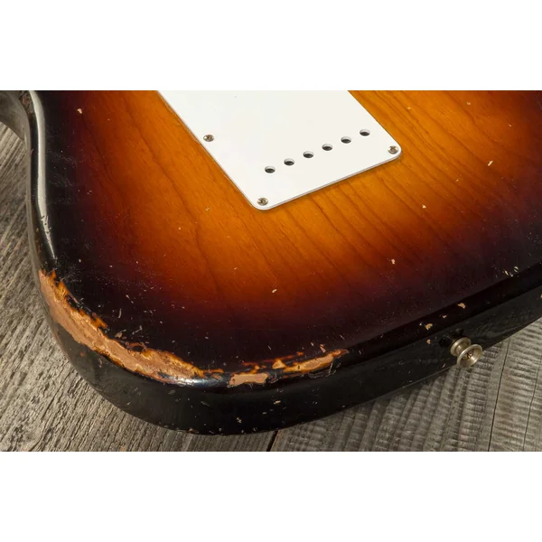 Custom Shop 70th Anniversary 1954 Stratocaster Ltd #XN4309 - heavy relic wide fade 2-color sunburst