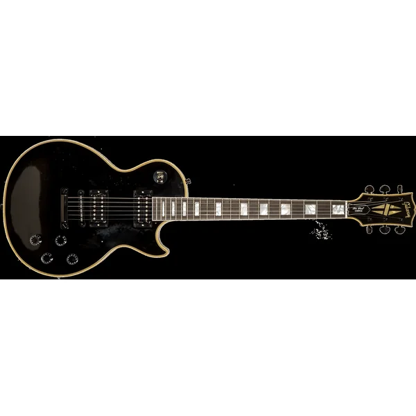 Custom Shop Kirk Hammett 1989 Les Paul Custom #KH28 - murphy lab aged ebony