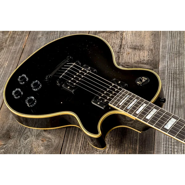 Custom Shop Kirk Hammett 1989 Les Paul Custom #KH28 - murphy lab aged ebony