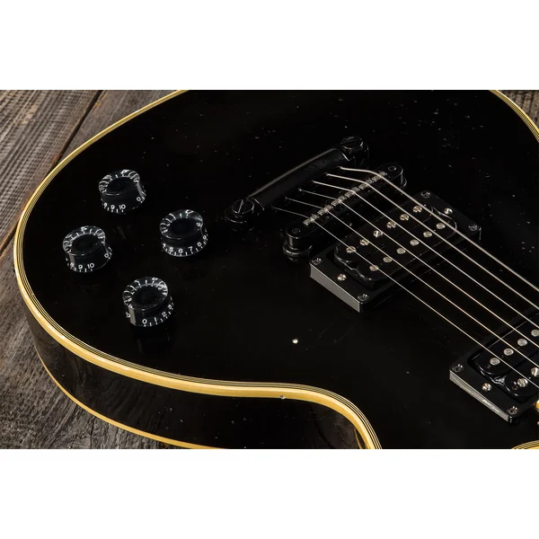 Custom Shop Kirk Hammett 1989 Les Paul Custom #KH28 - murphy lab aged ebony