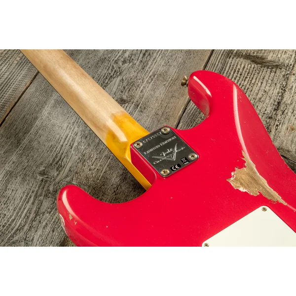 Custom Shop Late 1964 Stratocaster #CZ575557 - relic aged fiesta red