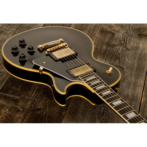 Custom Shop Murphy Lab 1957 Les Paul Custom 2-Pickup Reissue - ultra light aged ebony