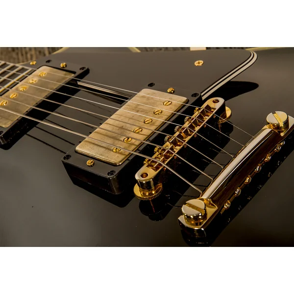Custom Shop Murphy Lab 1957 Les Paul Custom 2-Pickup Reissue - ultra light aged ebony
