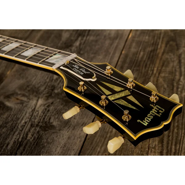 Custom Shop Murphy Lab 1957 Les Paul Custom 2-Pickup Reissue - ultra light aged ebony