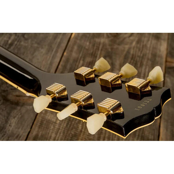 Custom Shop Murphy Lab 1957 Les Paul Custom 2-Pickup Reissue - ultra light aged ebony