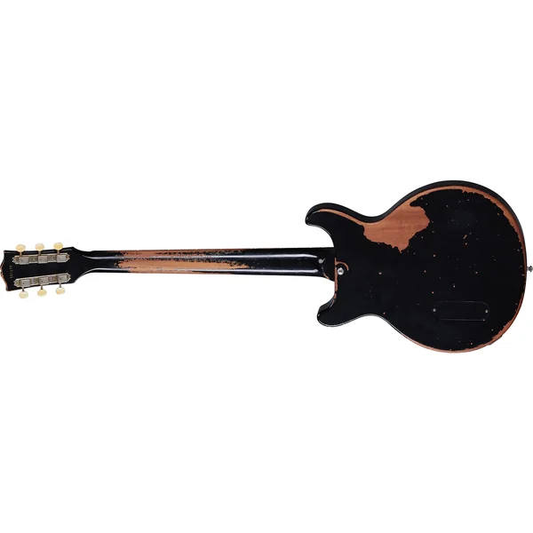 Custom Shop Murphy Lab 1960 Les Paul Junior Double Cut Reissue - ultra heavy aged ebony
