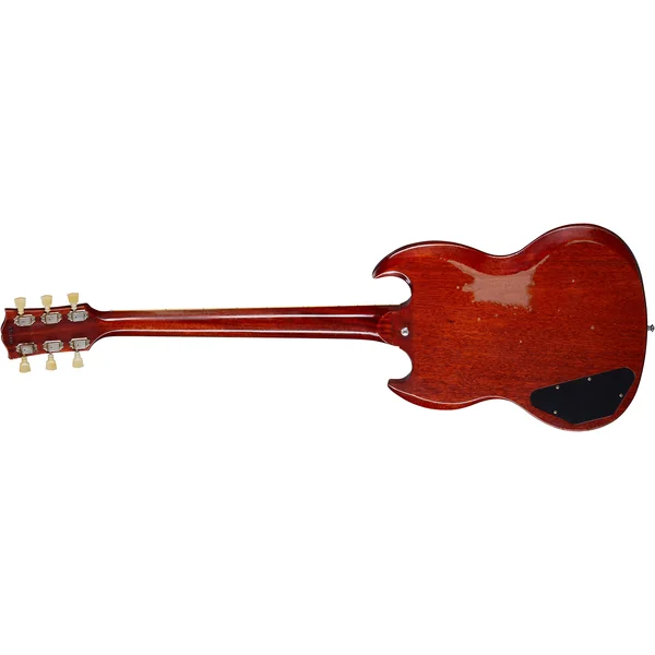 Custom Shop Murphy Lab 1964 SG Standard Maestro Reissue - heavy aged faded cherry