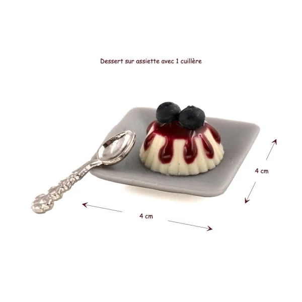 Dessert sur assiette