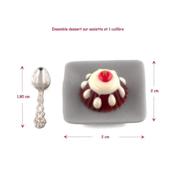 Dessert sur assiette