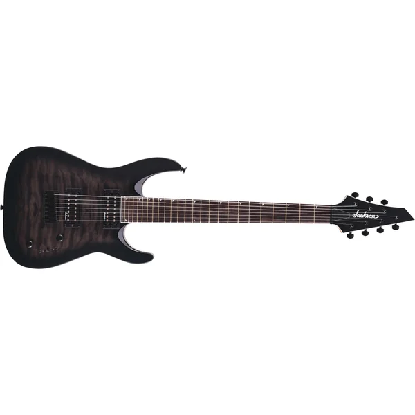 Dinky Arch Top JS22Q-7 DKA HT - transparent black burst