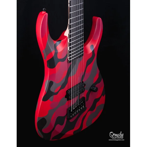 Dino Cazares DC GTR 7 Baritone - red camo