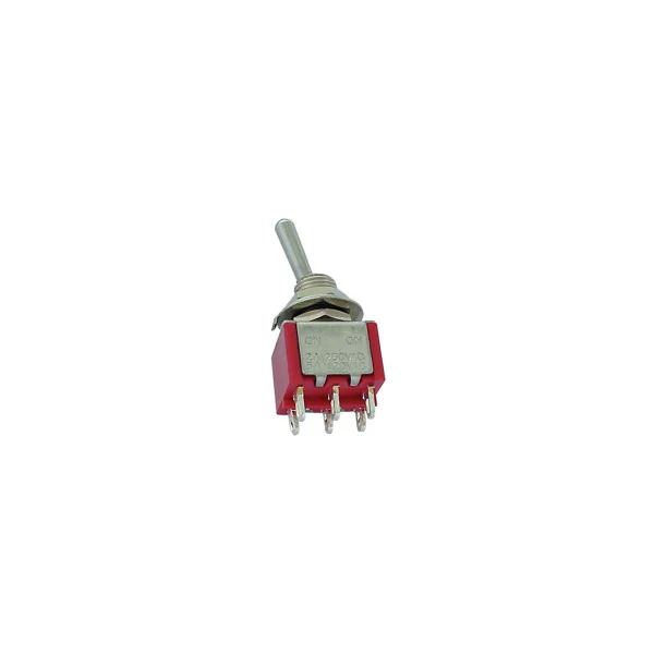 DOUBLE INVERSEUR ON-OFF-ON 2A 250VAC (6080)