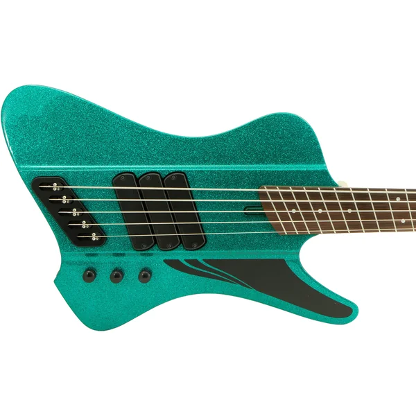 D-ROC Standard 3-pickups (5-String, PF) - gloss aquamarine metalflake