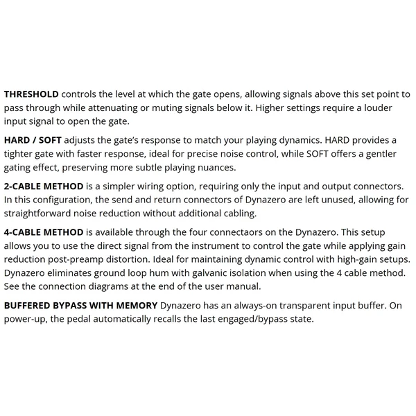 Dynazero Adaptative Noise Gate