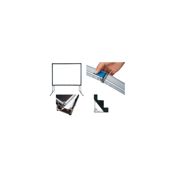 ECRAN DE PROJECTION PORTABLE 100" 4/3 2032x1524MM DMT