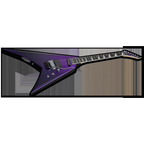 E-II Alexi Ripped (Japan) - purple fade satin w/ ripped pinstripes