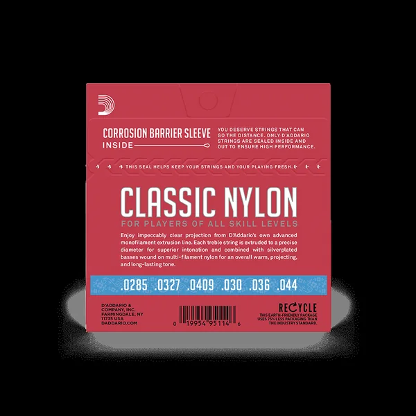 EJ27H Student Nylon, Hard Tension - jeu de 6 cordes