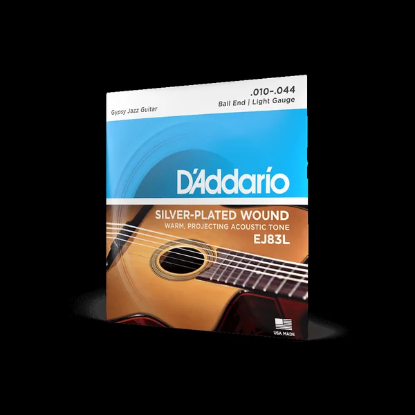 EJ83L Acoustic Gipsy Jazz Regular Light Ball End 10-44 - jeu de 6 cordes