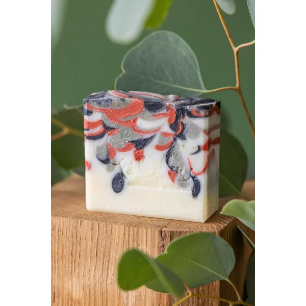 Facette - Savon au charbon actif - Menthe poivrée et tea tree