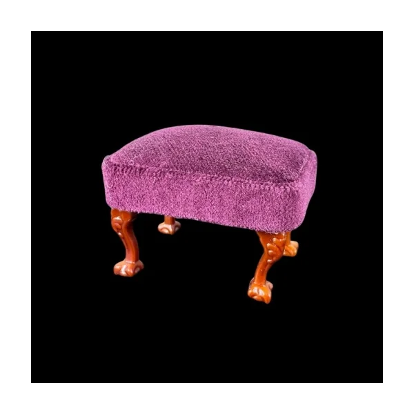 Fauteuil et tabouret – Style Chippendale