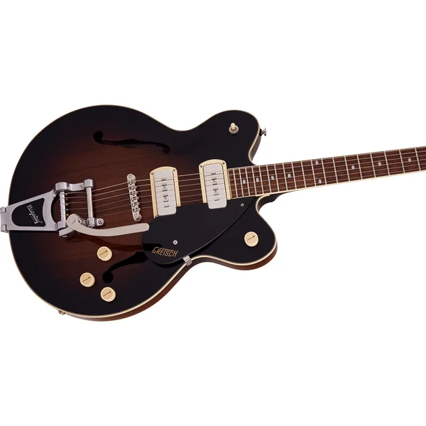 G2622T-P90 Streamliner Center Block DC Bigsby - brownstone