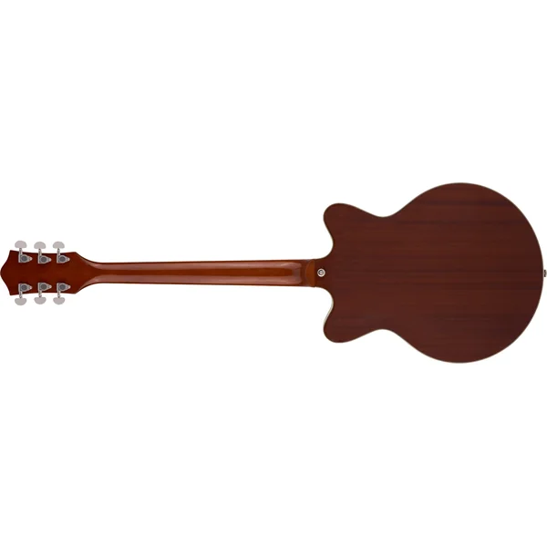 G2655T-P90 Streamliner Center Block Jr. DC Bigsby - twotone sahara metallic and vintage mahogany stain