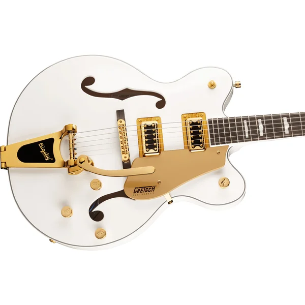 G5422TG Electromatic Classic Hollow Body Double-Cut with Bigsby And Gold Hardware - snowcrest white