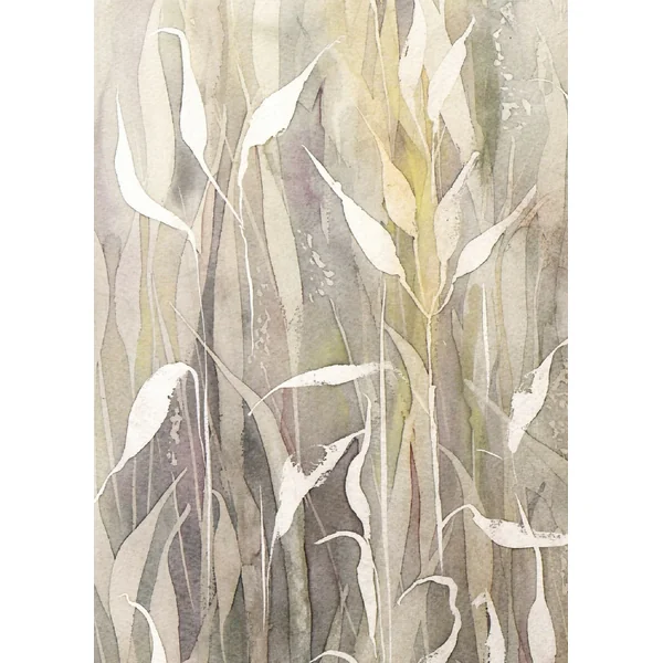 Herbes folles - Aquarelle originale