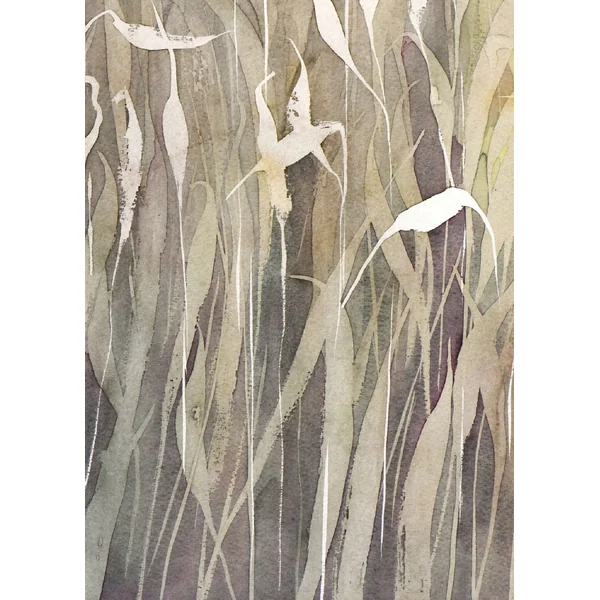 Herbes folles - Aquarelle originale