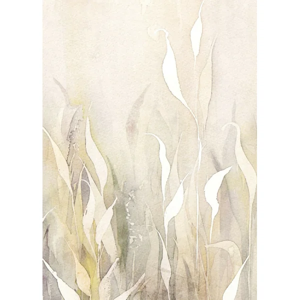 Herbes folles - Aquarelle originale