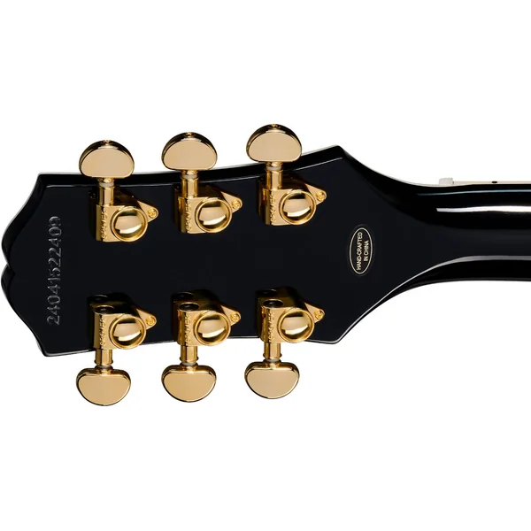 IBG Les Paul Custom Blackback Ltd +Gig Bag - antique ivory
