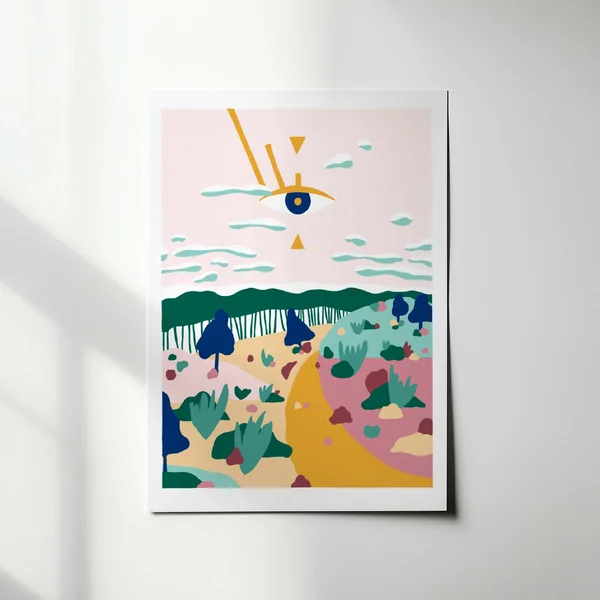 Illustration artistique - LE BON CHEMIN