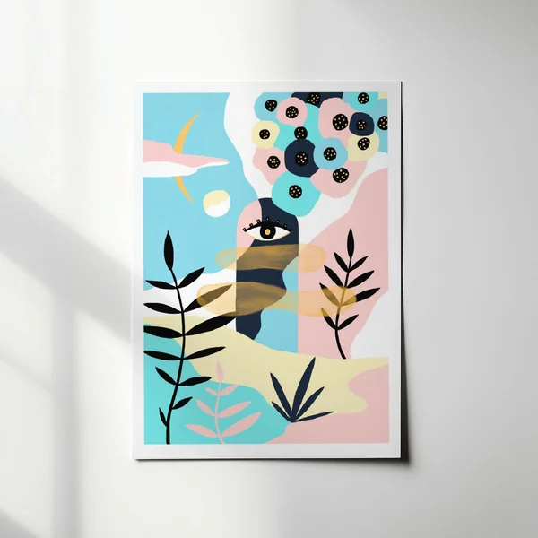 Illustration graphique - LE PRINTEMPS ARRIVE