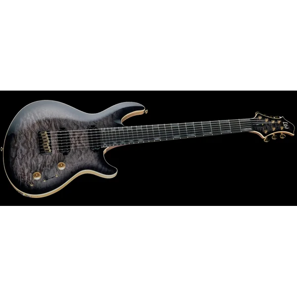 Javier Reyes JR-7 7-String (Baritone) - faded blue sunburst