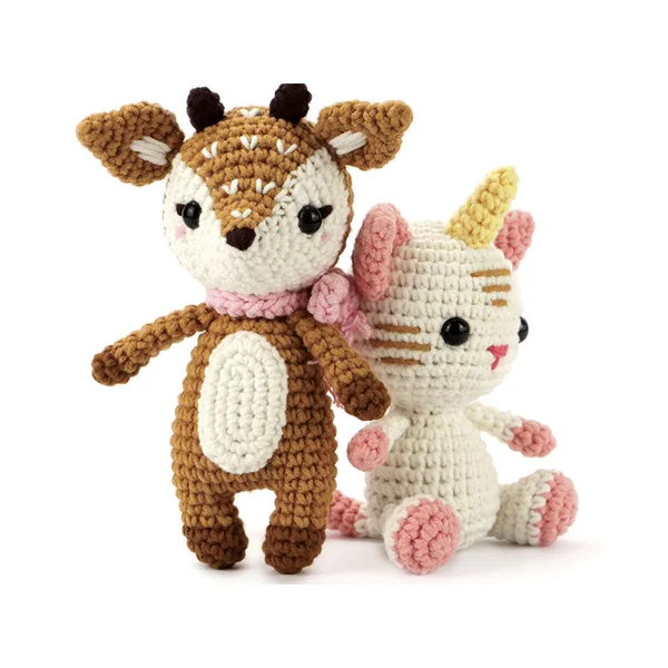 Kit crochet chat licorne 150 mm