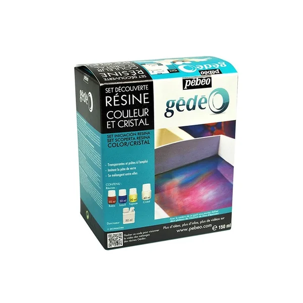Kit découverte de résine couleur et cristal