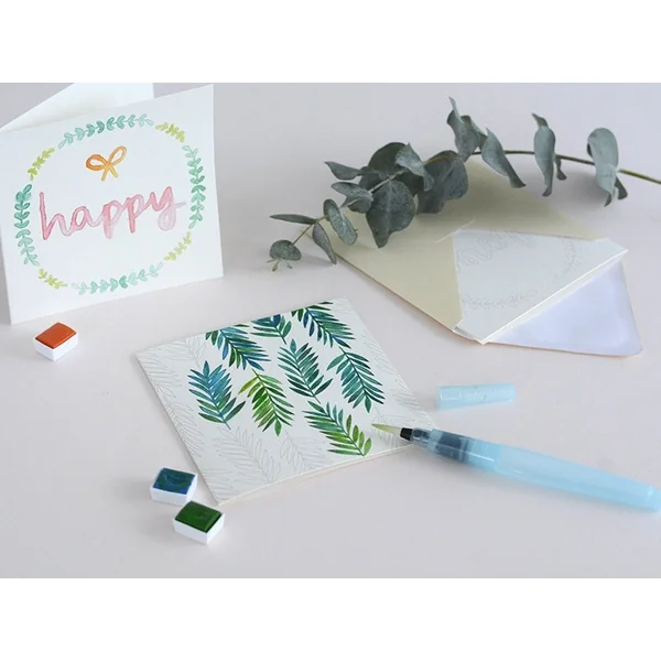 Kit MKMI - Mes cartes à l'aquarelle - DIY