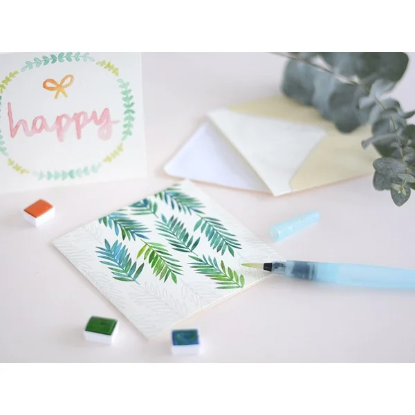 Kit MKMI - Mes cartes à l'aquarelle - DIY