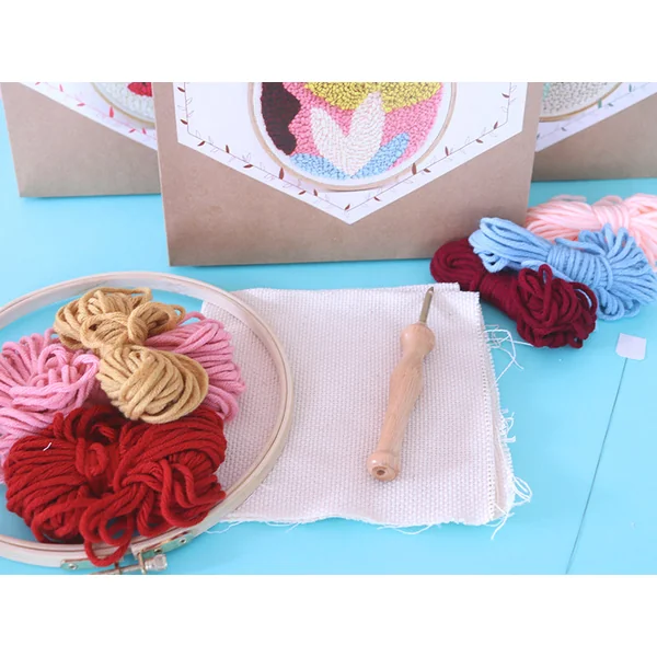 Kit punch needle - Feuille de monstera