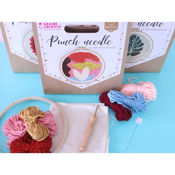 Kit punch needle - Feuille de monstera